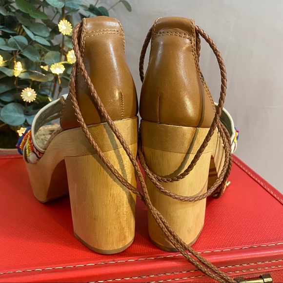 🔥 Sam Edelman Mel Saddle Embroidered Sandals - Picture 5 of 6